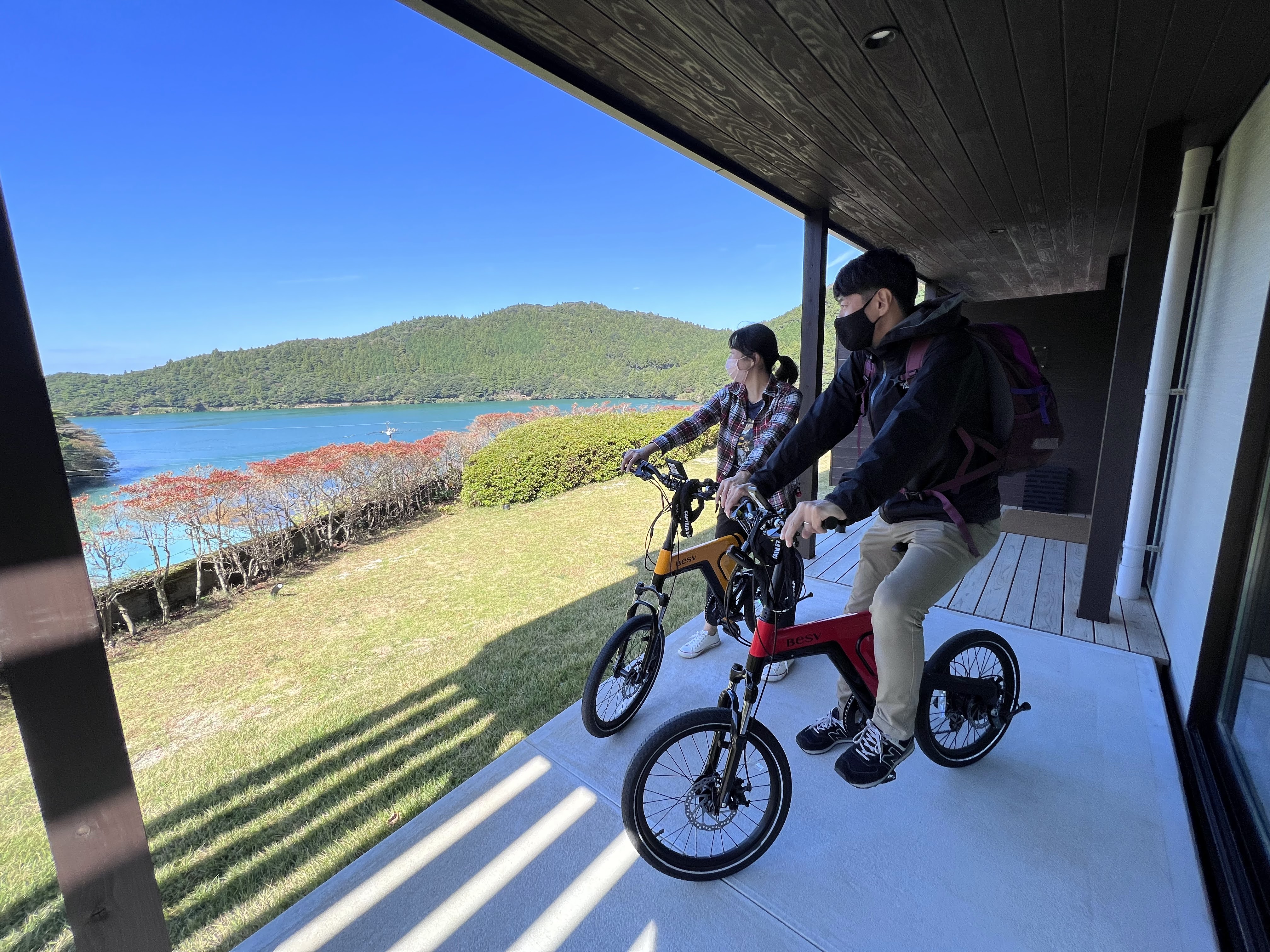 e-Bikeでサイクリング